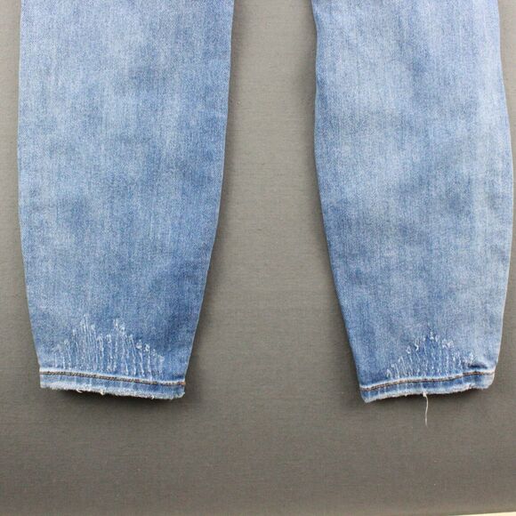 Judy Blue Jeans Womens 1/25 Blue Boyfriend Fit Stretch Distressed Pockets - Picture 11 of 11